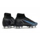 Nike Mercurial Superfly 8 Elite SG Pro Negro Gris Hierro