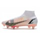 Nike Mercurial Superfly 8 Elite SG Pro Blanco Negro Carmesí