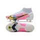 Nike Mercurial Superfly 8 Elite SG Pro Blanco Platino Rosa