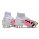 Nike Mercurial Superfly 8 Elite SG Pro Blanco Platino Rosa