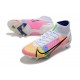 Nike Mercurial Superfly 8 Elite SG Pro Blanco Platino Rosa