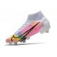 Nike Mercurial Superfly 8 Elite SG Pro Blanco Platino Rosa