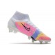 Nike Mercurial Superfly 8 Elite SG Pro Blanco Platino Rosa