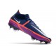 Botas Nike Phantom GT2 Elite DF FG Azul Marino Blanco Morado