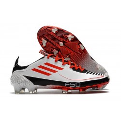 Bota de fútbol adidas F50 Ghosted Adizero FG Blanco Rosso Negro