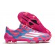 Bota de fútbol adidas F50 Ghosted Adizero FG Rosa Azul Blanco