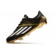 Bota de fútbol adidas F50 Ghosted Adizero FG Negro Blanco Oro