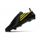 Bota de fútbol adidas F50 Ghosted Adizero FG Negro Amarillo