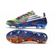 Bota de fútbol adidas F50 Ghosted Adizero FG Violeta Azul Naranja