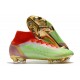 Nike Mercurial Superfly VIII Elite DF FG Verde Rojo Oro