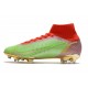 Nike Mercurial Superfly VIII Elite DF FG Verde Rojo Oro