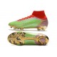 Nike Mercurial Superfly VIII Elite DF FG Verde Rojo Oro