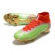 Nike Mercurial Superfly VIII Elite DF FG Verde Rojo Oro