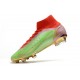 Nike Mercurial Superfly VIII Elite DF FG Verde Rojo Oro