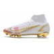 Nike Mercurial Superfly VIII Elite DF FG Negro Oro Rosa