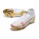 Nike Mercurial Superfly VIII Elite DF FG Negro Oro Rosa