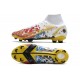 Nike Mercurial Superfly VIII Elite DF FG CR7 Blanco Rojo Azul Oro