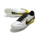 Nike Tiempo Legend IX Elite FG Blanco Gris Humo Oscuro Negro Amarillo