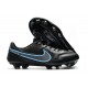 Bota Nike Tiempo Legend IX Elite FG Negro Gris Hierro