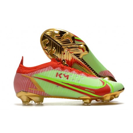 Nike Mercurial Vapor 14 Elite FG Verde Rojo Oro