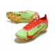 Nike Mercurial Vapor 14 Elite FG Verde Rojo Oro