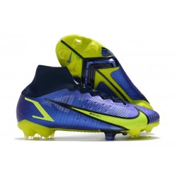 Nike Mercurial Superfly VIII Elite DF FG Zafiro Volt Azul Vacío