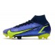 Nike Mercurial Superfly VIII Elite DF FG Zafiro Volt Azul Vacío