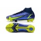 Nike Mercurial Superfly VIII Elite DF FG Zafiro Volt Azul Vacío