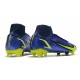 Nike Mercurial Superfly VIII Elite DF FG Zafiro Volt Azul Vacío