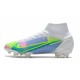 Nike Mercurial Superfly VIII Elite DF FG Blanco Azul