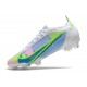 Nike Mercurial Vapor 14 Elite FG Blanco Azul Verde