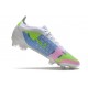 Nike Mercurial Vapor 14 Elite FG Blanco Azul Verde