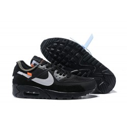 Zapatillas Off White x Nike Air Max 90 Negro Blanco