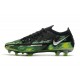 Nike Zapatilla Phantom GT 2 Elite FG Negro Metallic Platino Verde