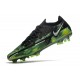 Nike Zapatilla Phantom GT 2 Elite FG Negro Metallic Platino Verde