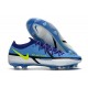 Nike Zapatilla Phantom GT 2 Elite FG Azul Gris Amarillo