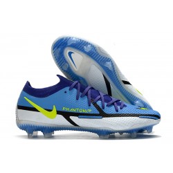 Nike Zapatilla Phantom GT 2 Elite FG Azul Gris Amarillo