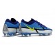 Nike Zapatilla Phantom GT 2 Elite FG Azul Gris Amarillo