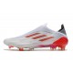 Zapatillas de Fútbol adidas X Speedflow+ FG Blanco Hierro Metálico Rojo Solar