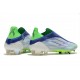 Zapatillas de Fútbol adidas X Speedflow+ FG Blanco Verde Azul