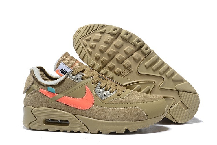 Zapatillas Off White x Nike Air Max 90 Verde Naranja