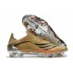 Zapatillas de Fútbol adidas X Speedflow+ FG Tech Metallic Negro Naranja