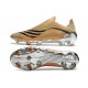 Zapatillas de Fútbol adidas X Speedflow+ FG Tech Metallic Negro Naranja