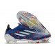 Zapatillas de Fútbol adidas X Speedflow+ FG Azul Blanco Vivid Red