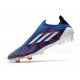 Zapatillas de Fútbol adidas X Speedflow+ FG Azul Blanco Vivid Red