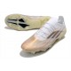 adidas X Speedflow.1 FG Bota Blanco Negro Dorado Metalizado Jaspeado