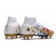 Nike Mercurial Superfly 8 Elite SG Pro Blanco Rojo Oro