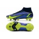 Nike Mercurial Superfly 8 Elite SG Pro Zafiro Volt Azul Vacío