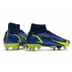 Nike Mercurial Superfly 8 Elite SG Pro Zafiro Volt Azul Vacío