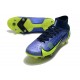 Nike Mercurial Superfly 8 Elite SG Pro Zafiro Volt Azul Vacío